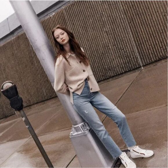 NEW Madewell Perfect Vintage Jean in Coffey Wash: Worn-In Edition, 32 - Picture 2 of 16